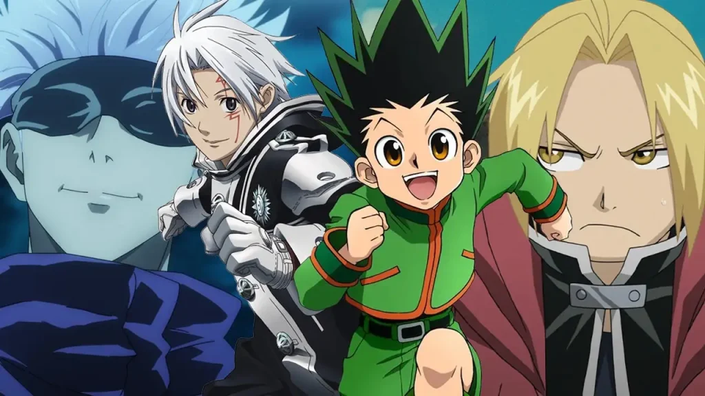 wide range of anime